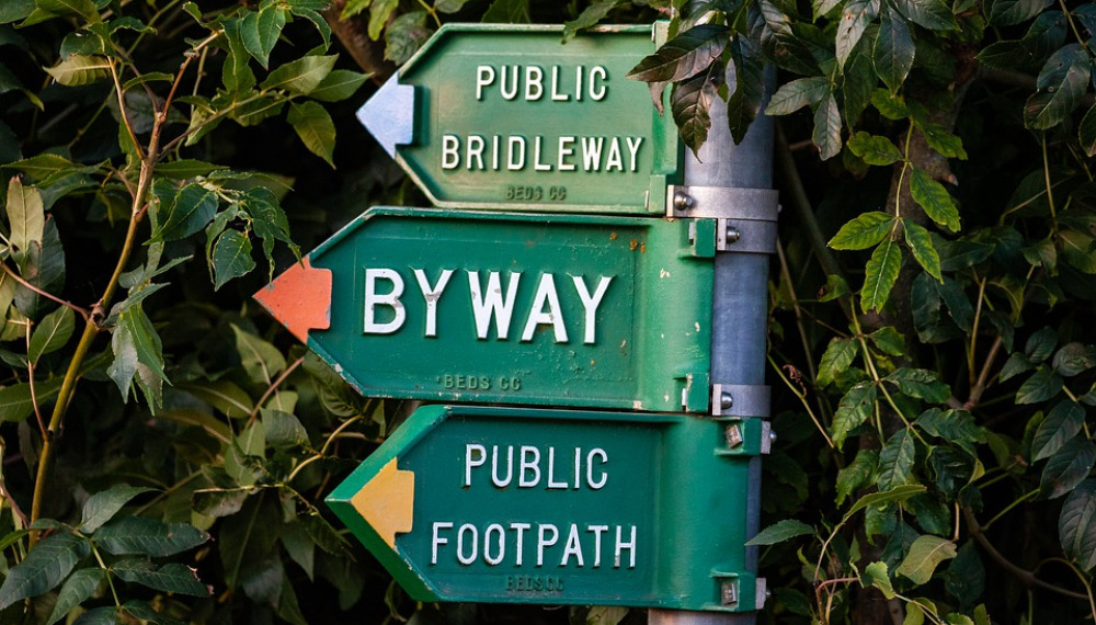Public Footpath Sign Rural Sign Byway Sign Bridleway Public Footpath Sign Rural Sign Byway Sign Bridleway